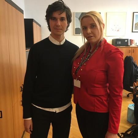 FORMAL MEETING WITH POLITICIAN LUKA MESEC