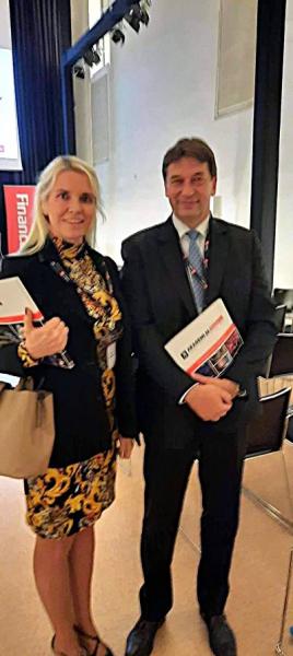 Source: Alion Institute.&nbsp;Tyasha A. with the  manager of the passenger terminal, Porto Koper, Mr. Mitja Dujc.